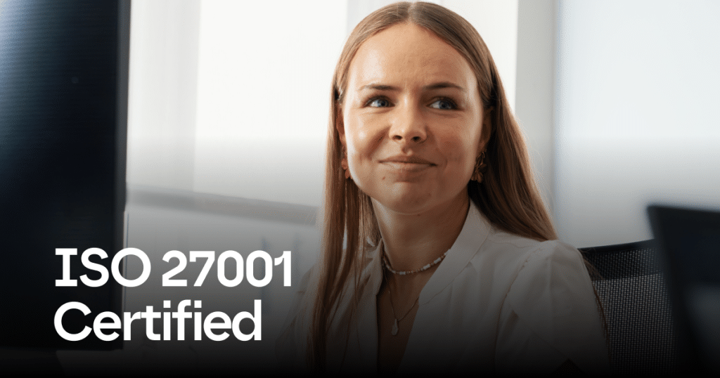 ISO sertifikaatti on kansainvälisesti tunnettu.